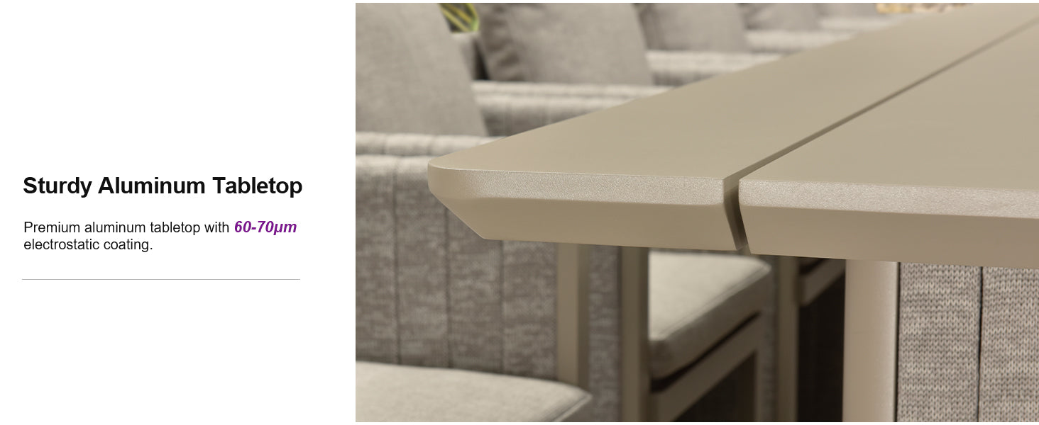 PURPLE LEAF Dining Set