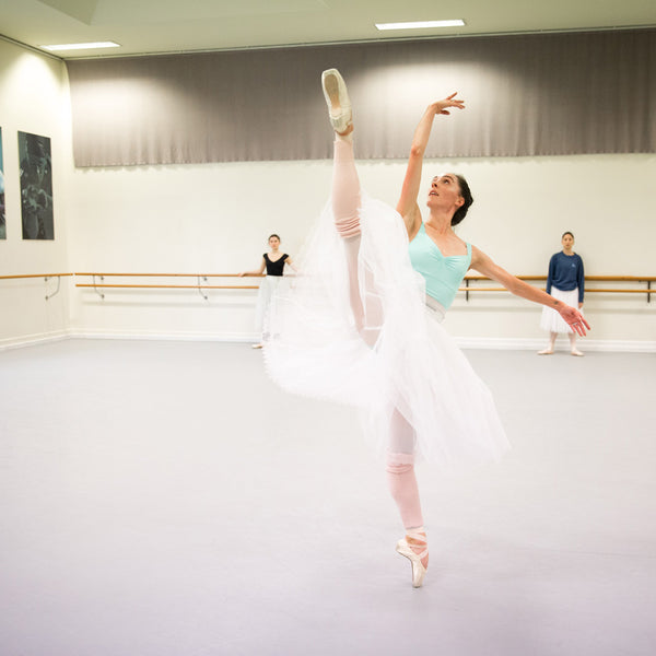 Amy Harris Principal Ballerina in the Dance Studio