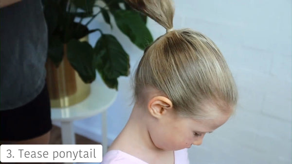 The perfect ballet bun step 3