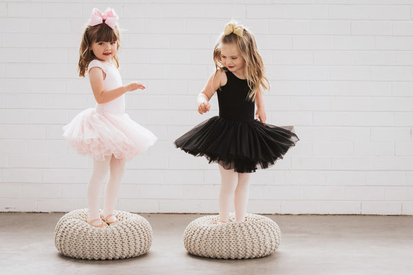 Flo Dancewear Two Girls Twirl in Tutu Dresses