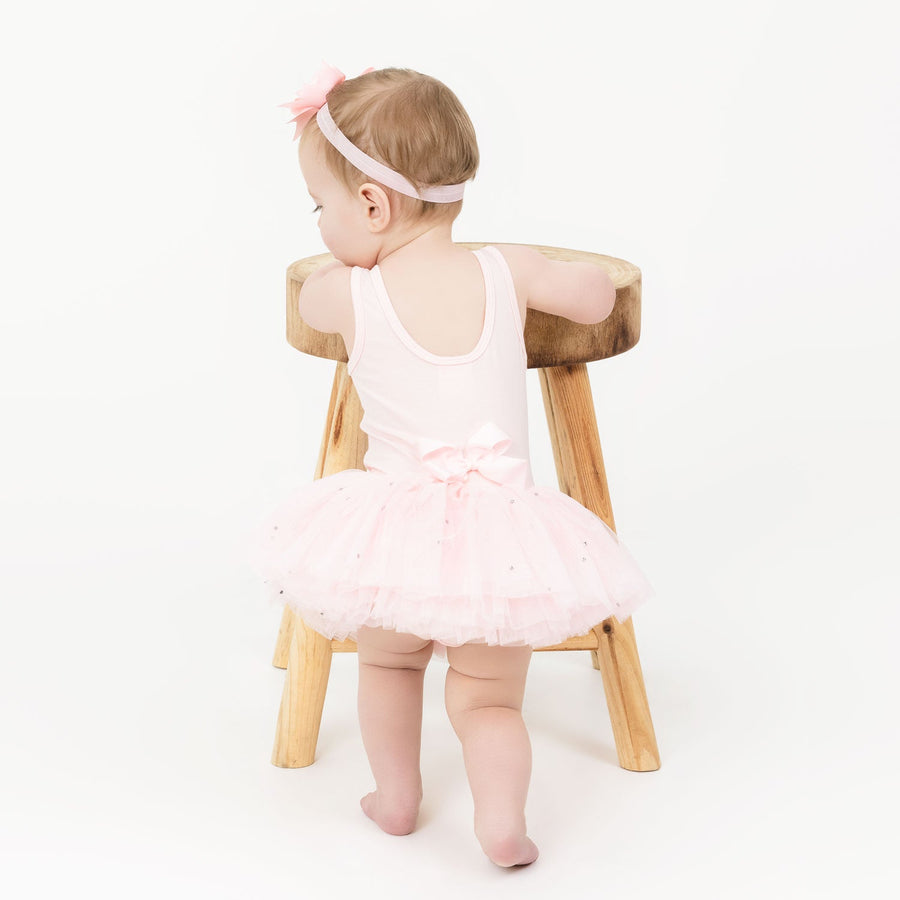 Tira: Baby Girls Ballet Tutu Dress with Bow in Pink – Flo Dancewear
