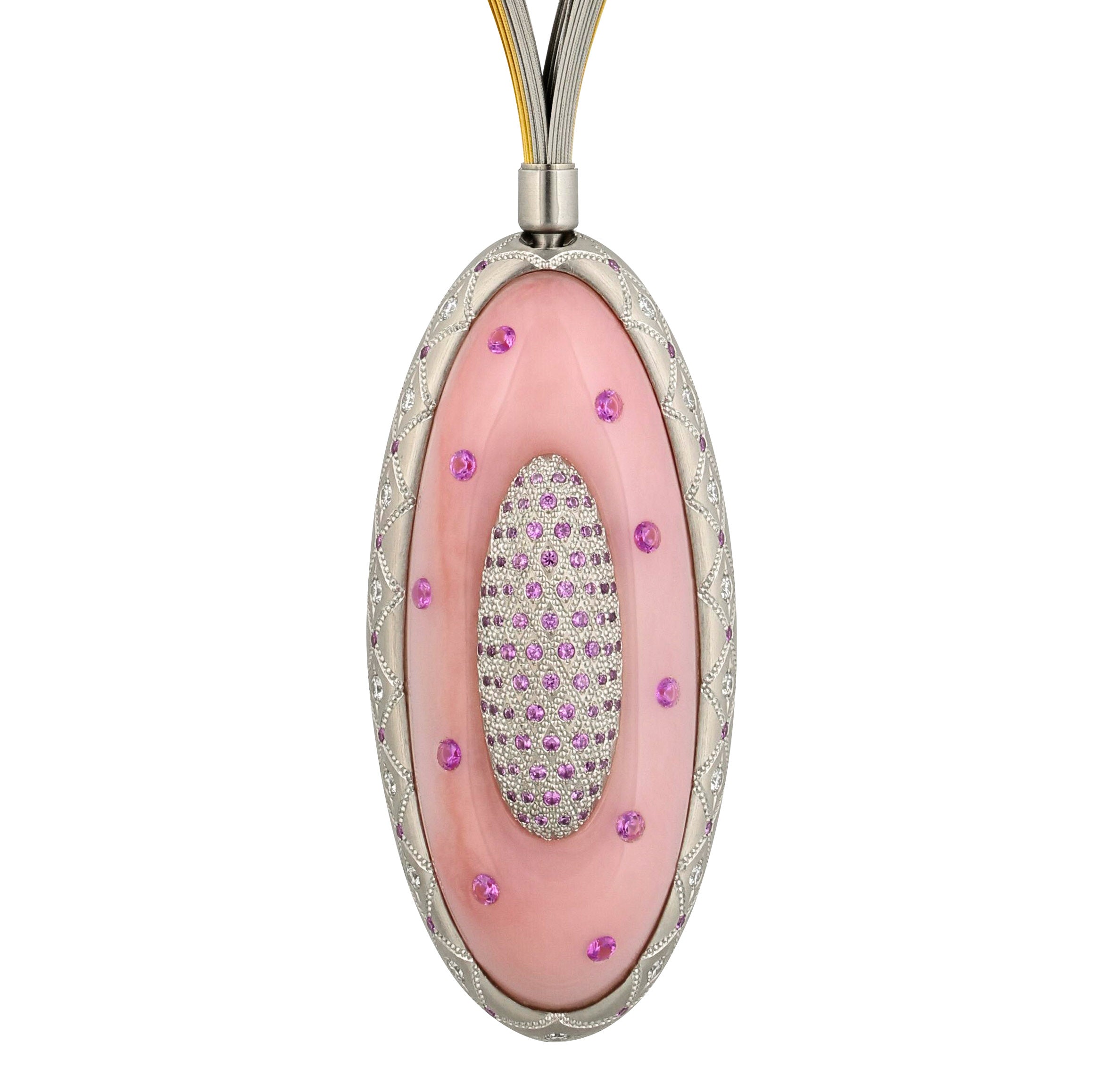 Palme D'or  Polanco Pink Sapphire Necklace – Palme d'Or