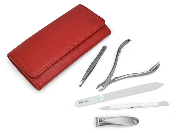 2pcs/set Titanium Coated Stainless Steel Cuticle Nippers & Nail Clippers,  Portable And Practical Manicure Set