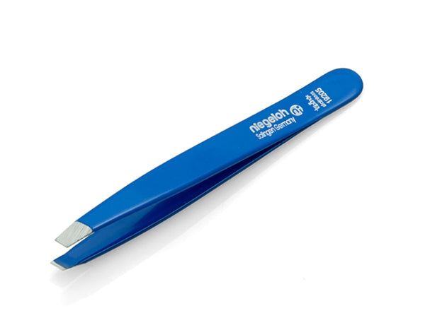 Stainless Steel Blue Coated Tweezers 9 cm by Niegeloh, Germany