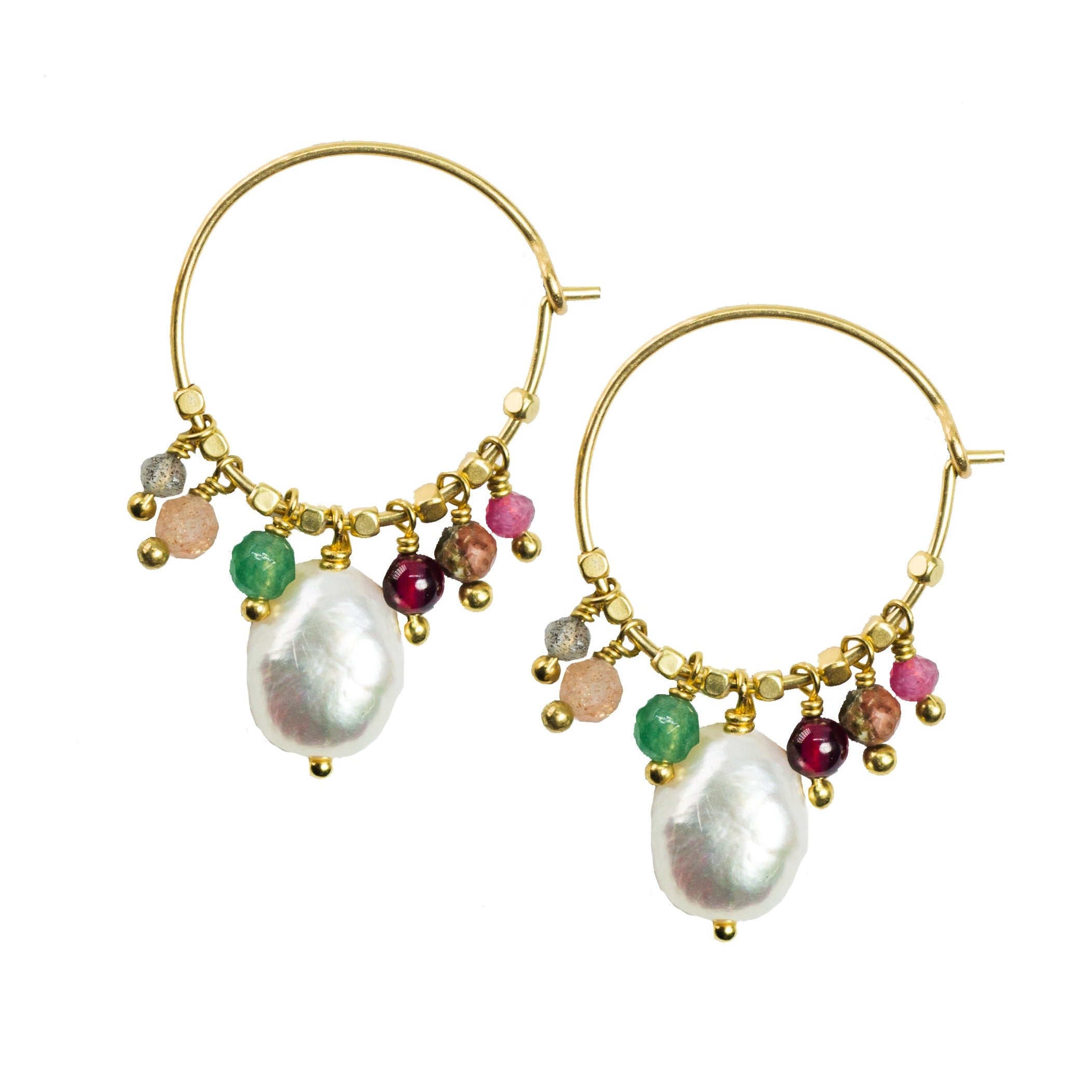 Little Bow Earrings Gold & Pearl – M Donohue Collection