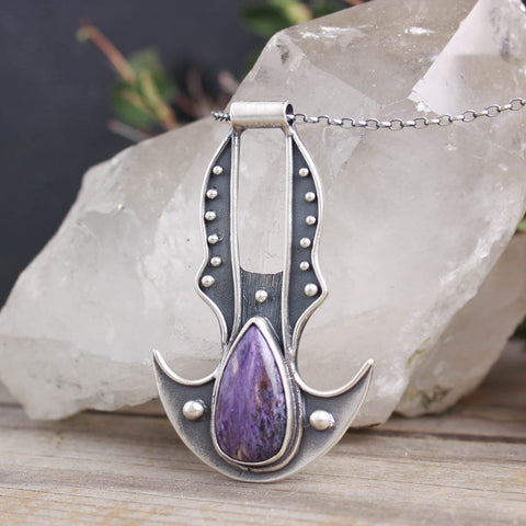 game of thrones weapon inspired jewelry sterling silver charoite