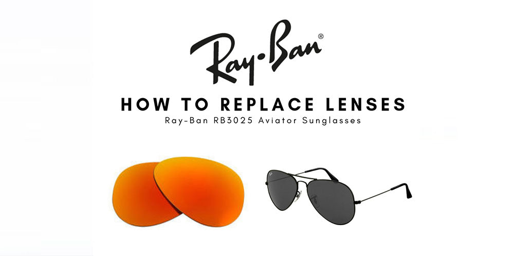 How To Replace Lenses on Ray-Ban RB3025 Aviator Sunglasses - ShadesDaddy