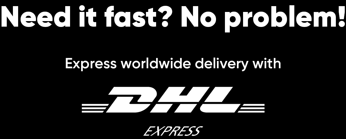 Fast worldwide delivery with DHL Express