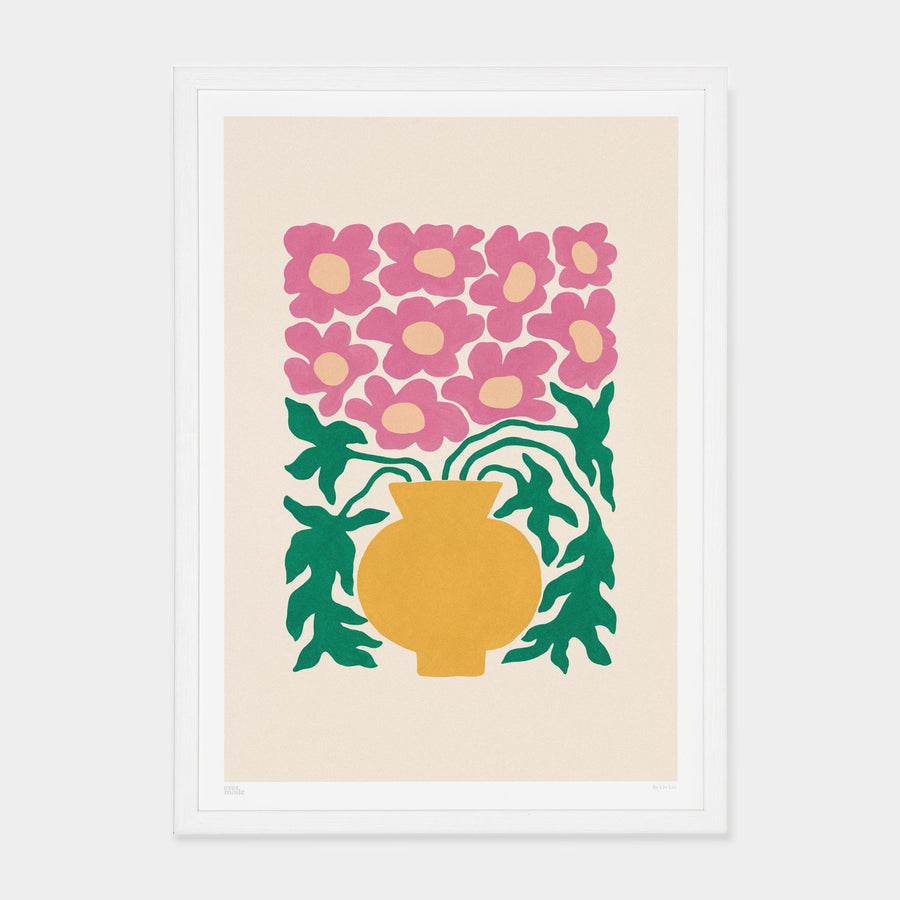 Loosey Goosey Camelias Art Print by Liv Lee– Evermade