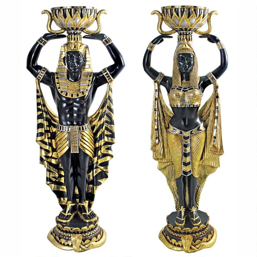 Design Toscano Cleopatra's Nubian Servants Statue NE975334
