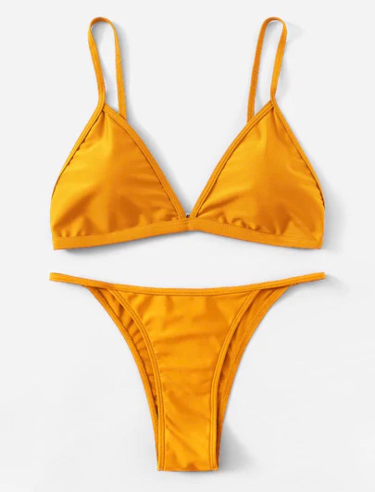 mustard bikini