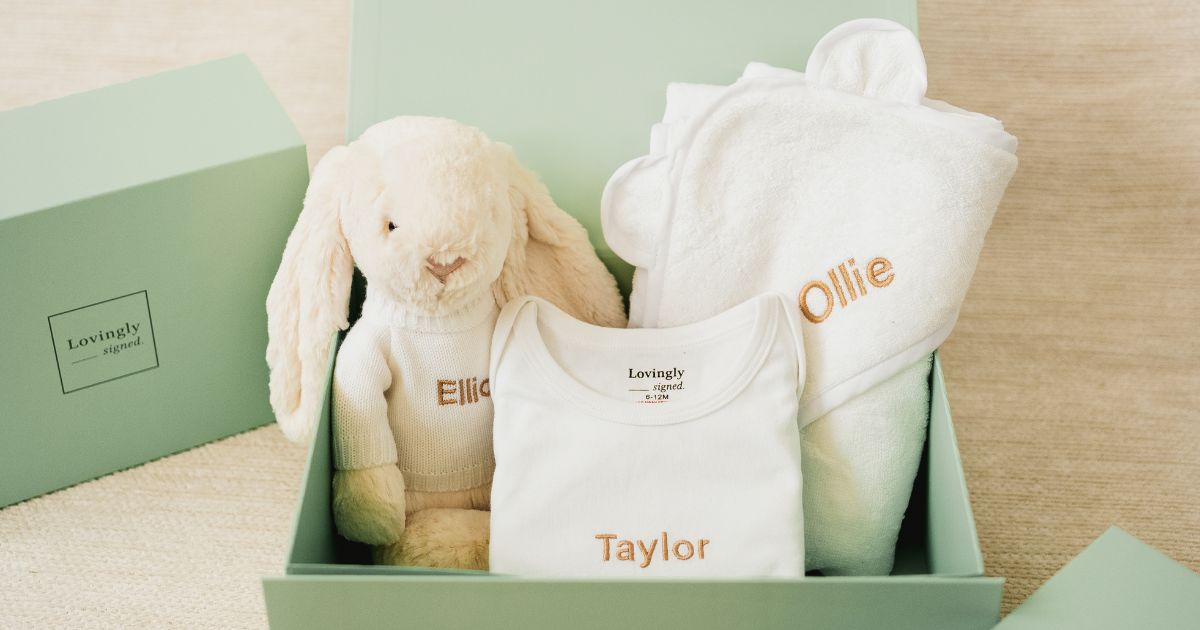 Lovingly Signed Personalized Baby Gift Hamper