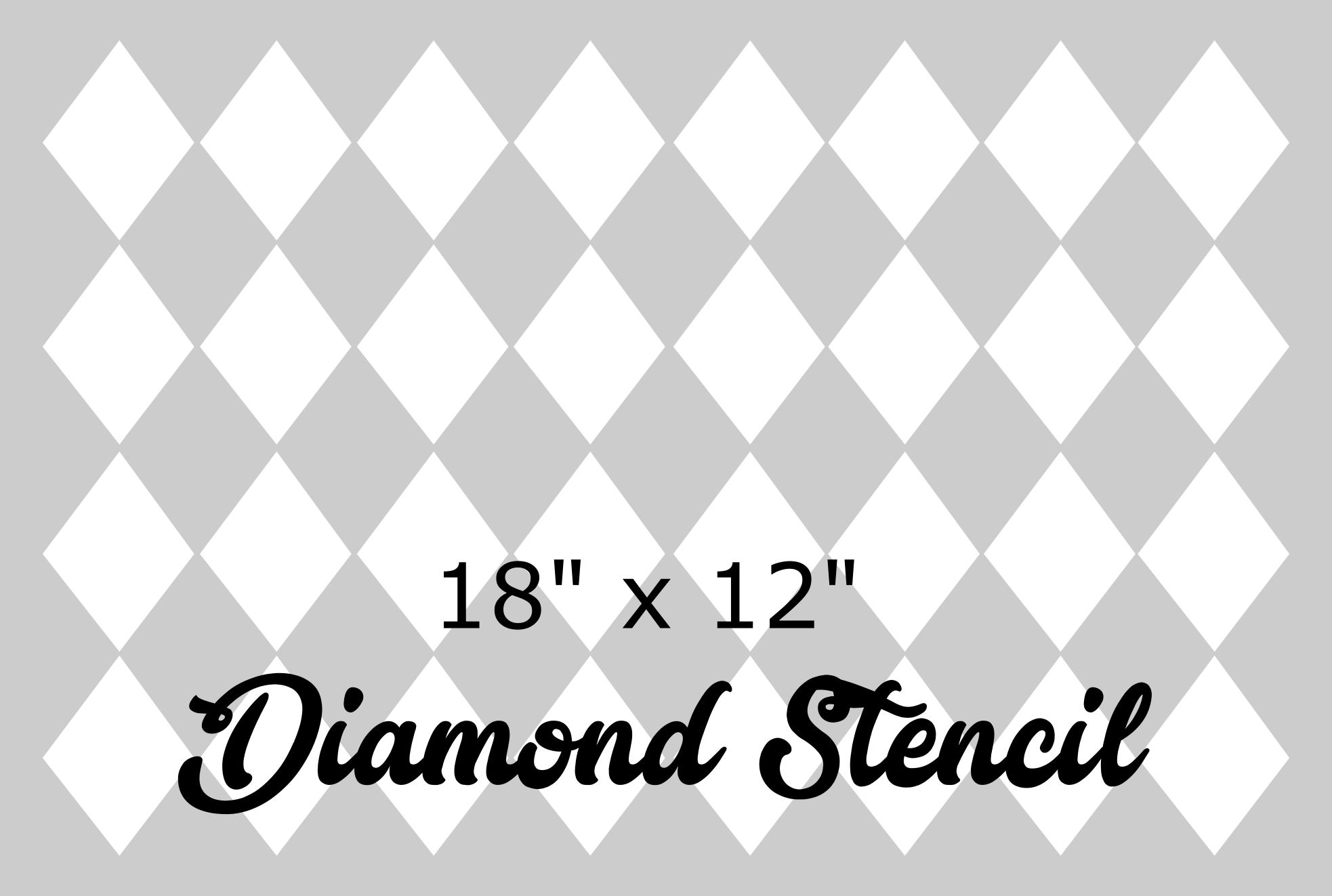 Star Pattern Stencil 18 x 12 – Southern Adoornments Decor
