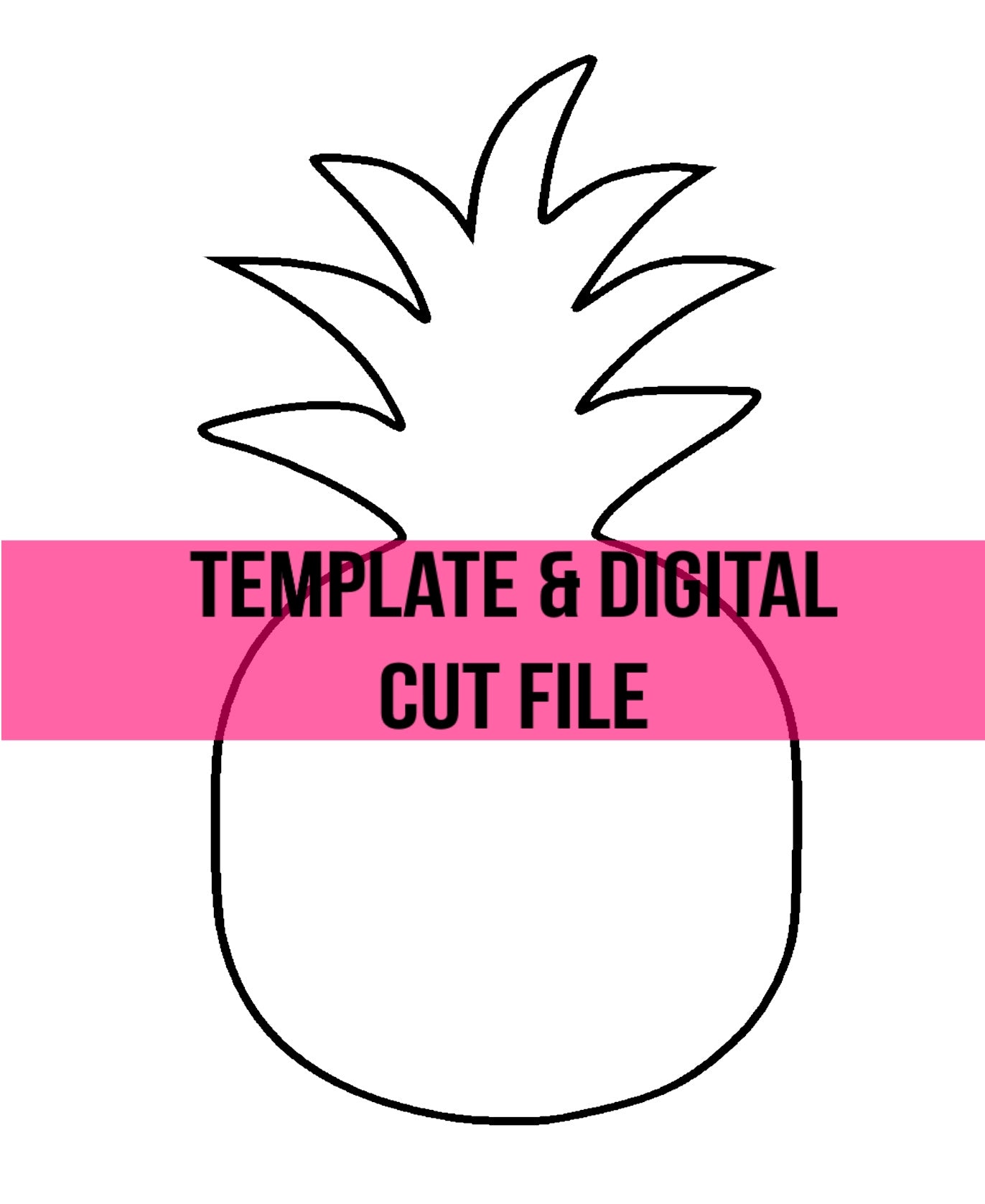 printable pineapple template