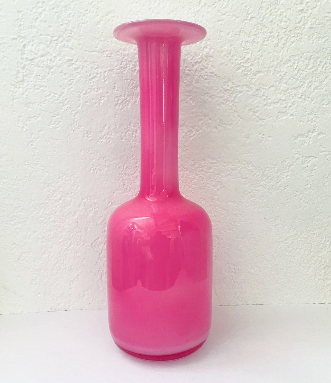1990s LSA Cased Hot Pink Tall Vase