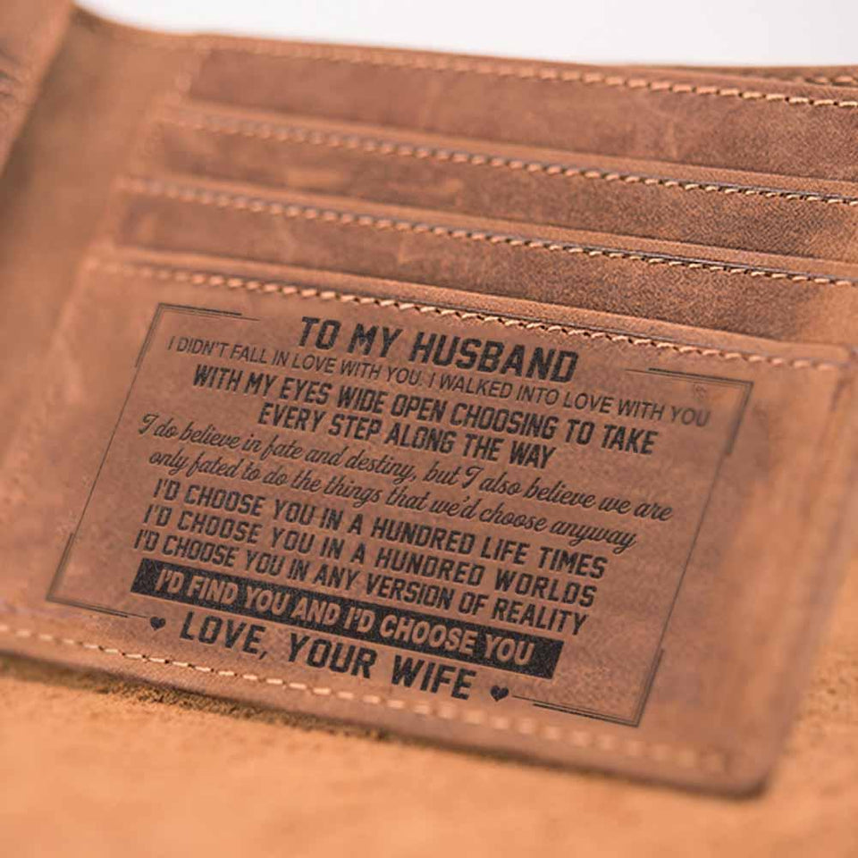 engraved wallets for husband