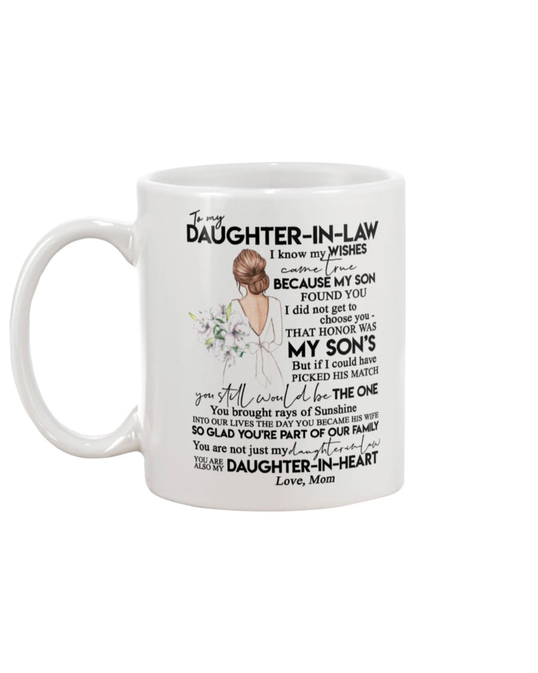 Daughter In Law Mugs - Redbubble