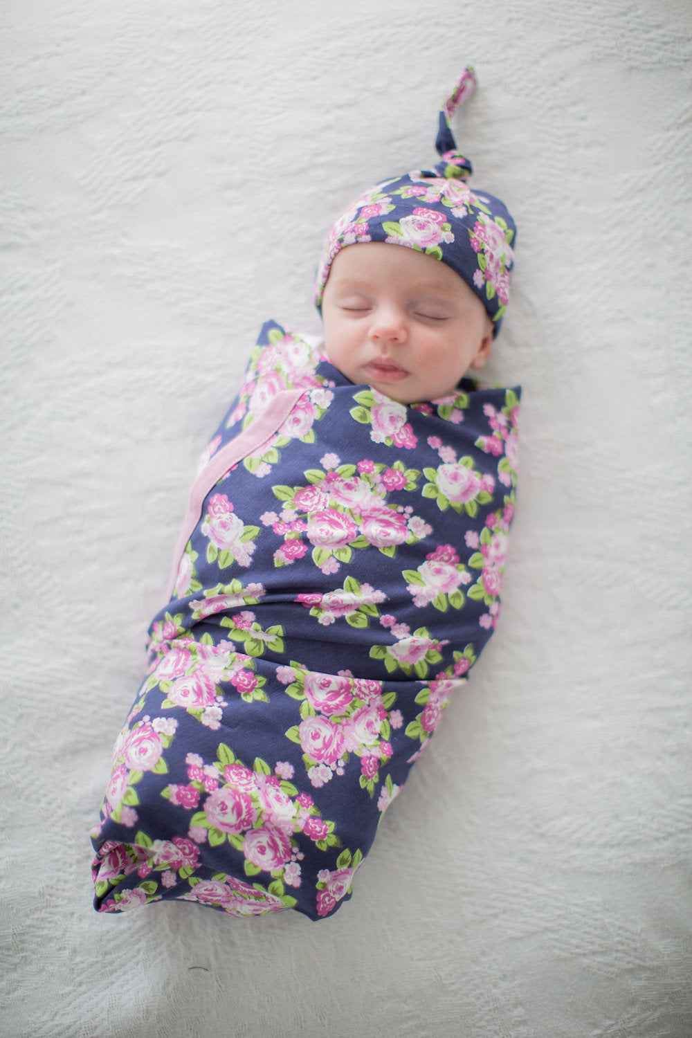 Eve Floral Swaddle Blanket and Matching 