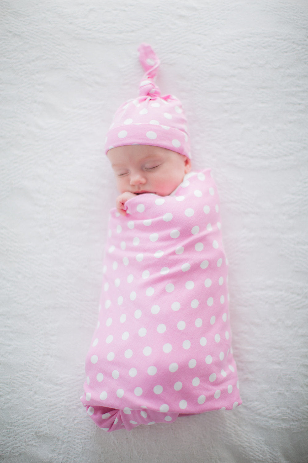 swaddle blanket with matching hat