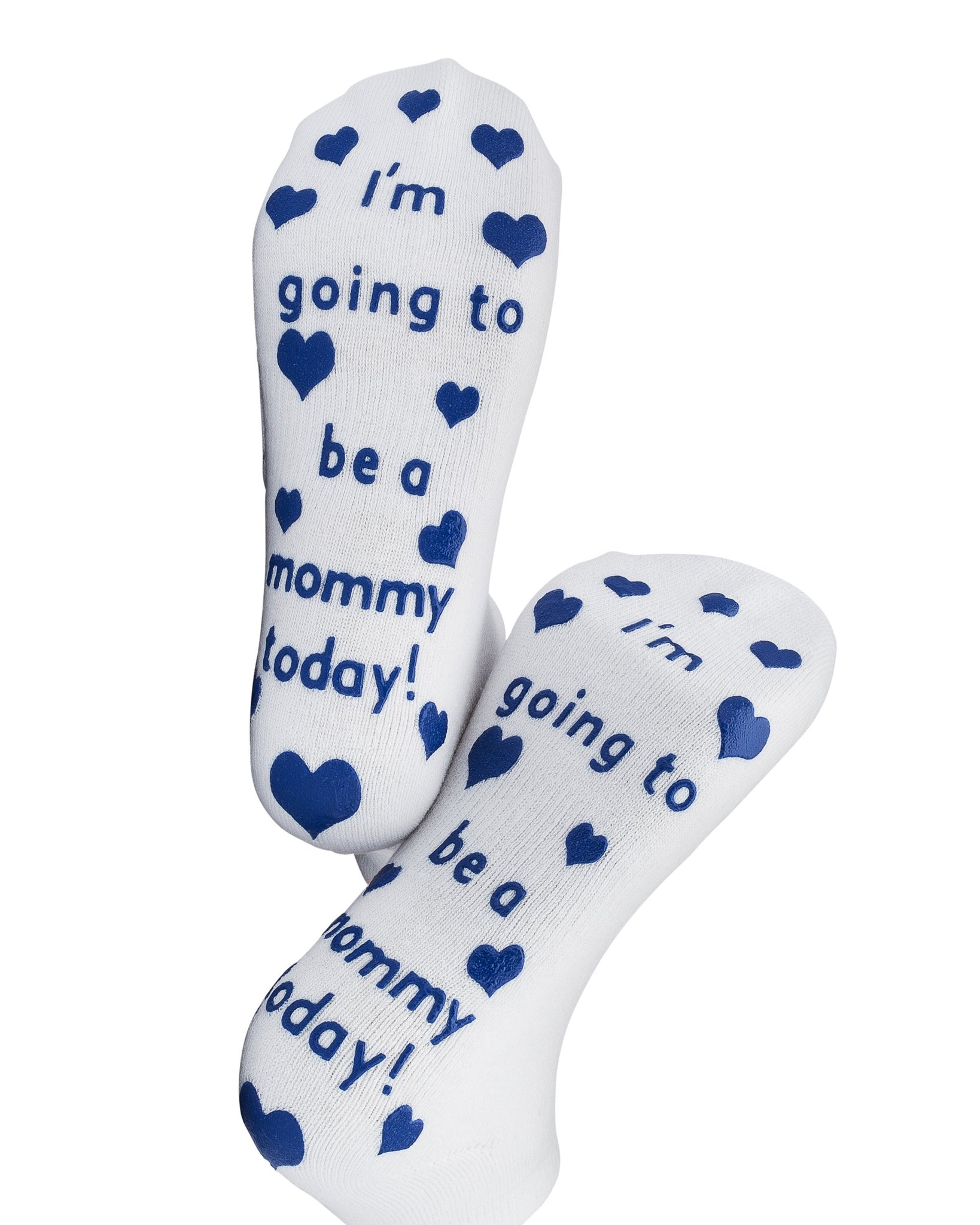 Mommy Labor Socks Blue – Gownies