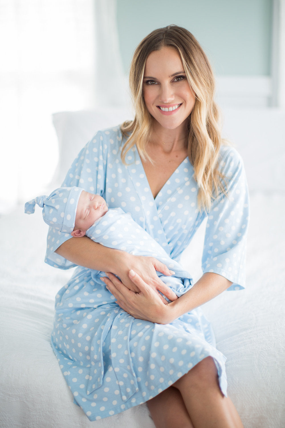 matching robe and baby gown