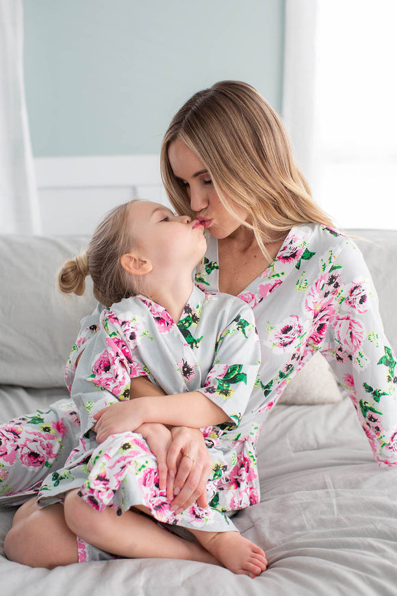 mommy daughter matching robes