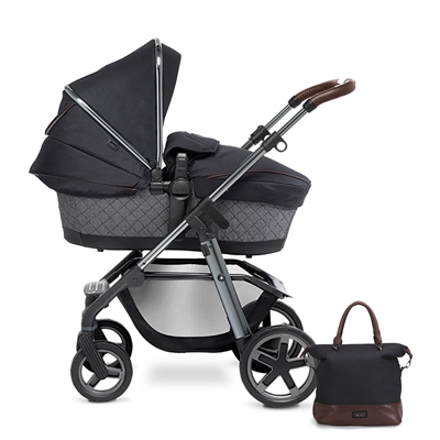 silver cross black pram