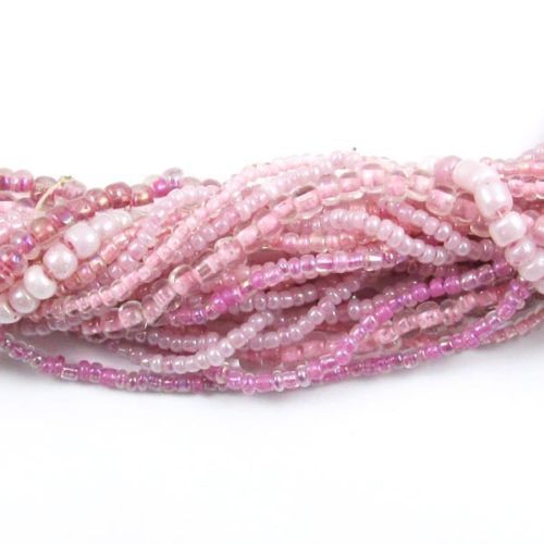 pink beads for jewelry making