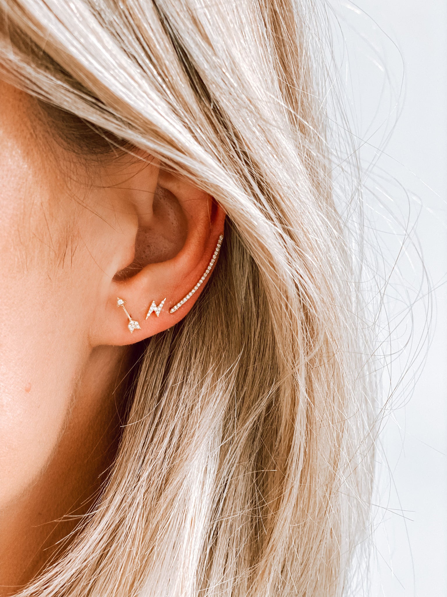 ef collection diamond ear cuff