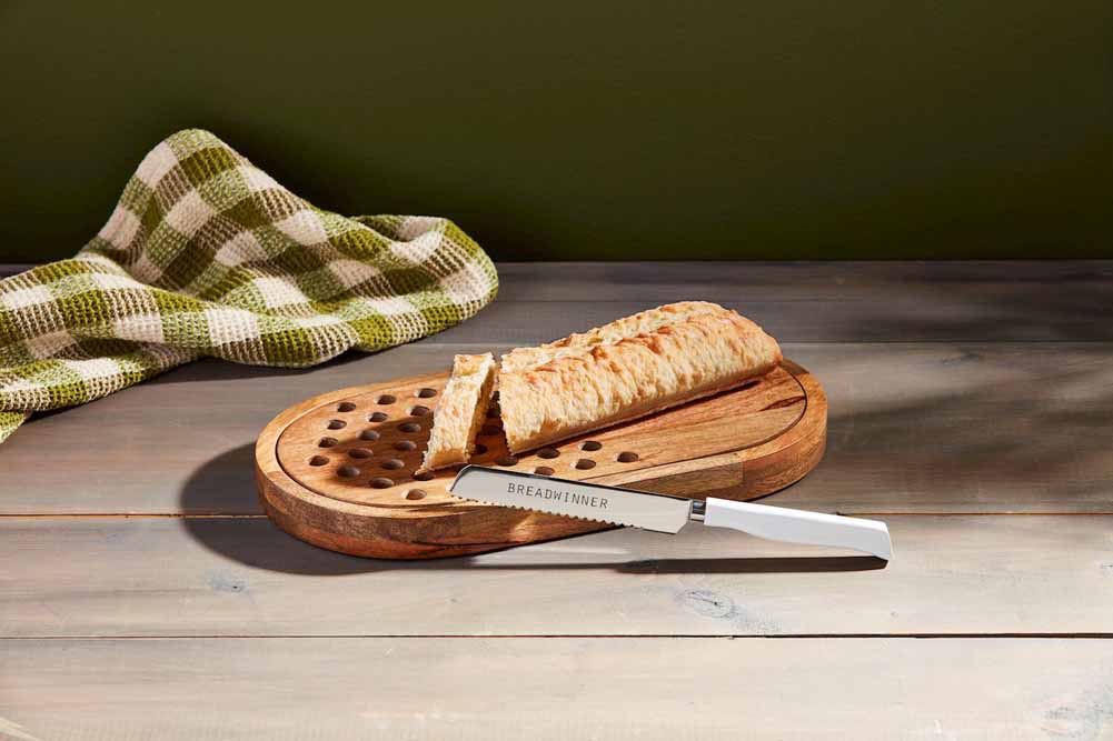 Bread Board and Knife Set by Mud Pie