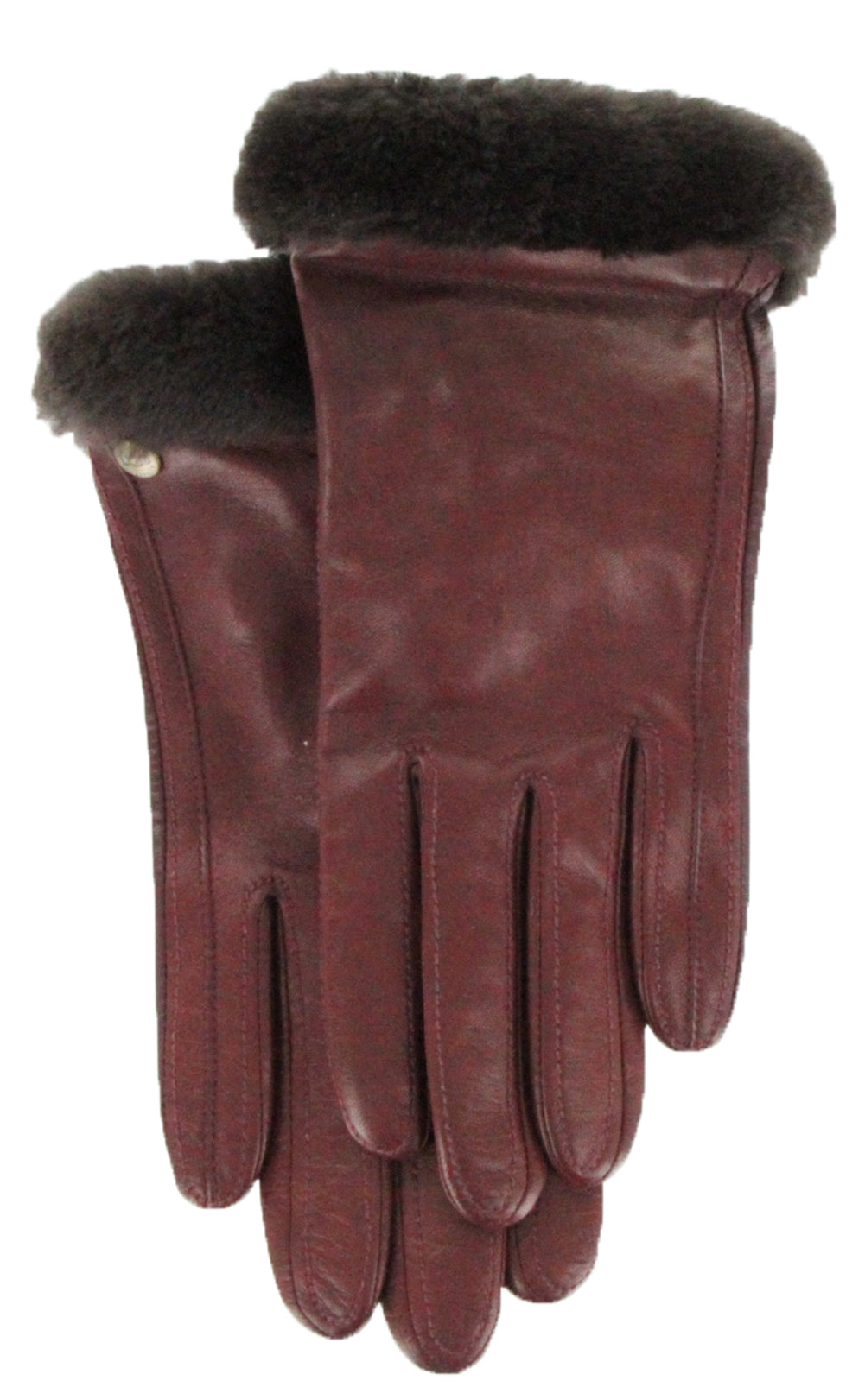 Conductive Leather Glove in Emilion by UGG