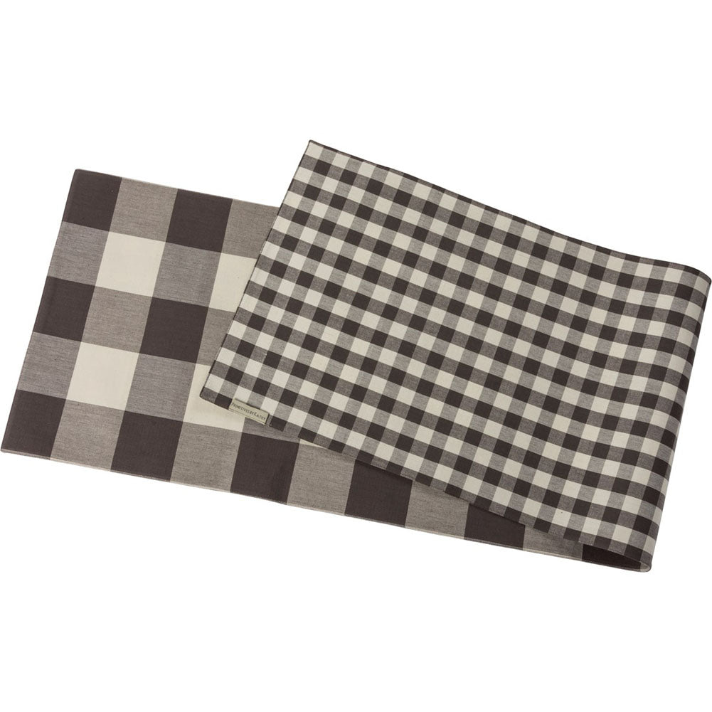 Buffalo Check Runner by Primitives by Kathy