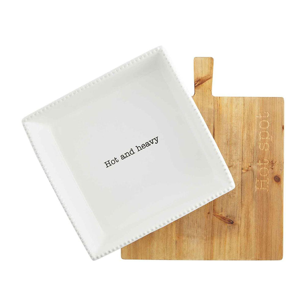 Circa Baker and Trivet Set by Mud Pie