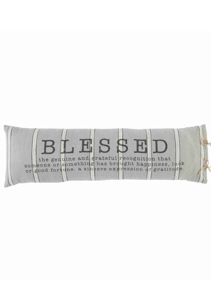 Blessed Def Pillow by Mud Pie