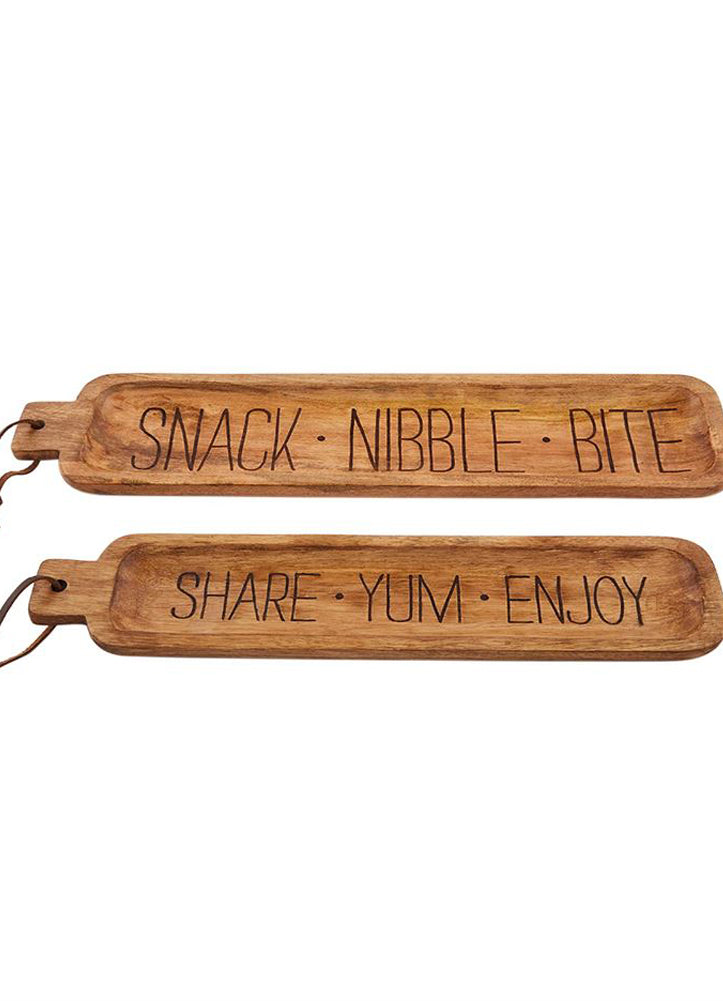 Bistro Nested Wooden Tray by Mud Pie