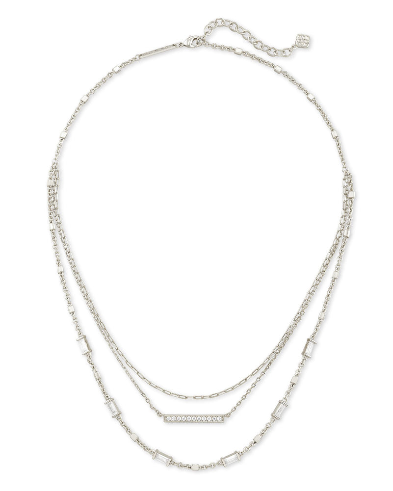 Addison Multi Strnd Nck Rhod Metal by Kendra Scott