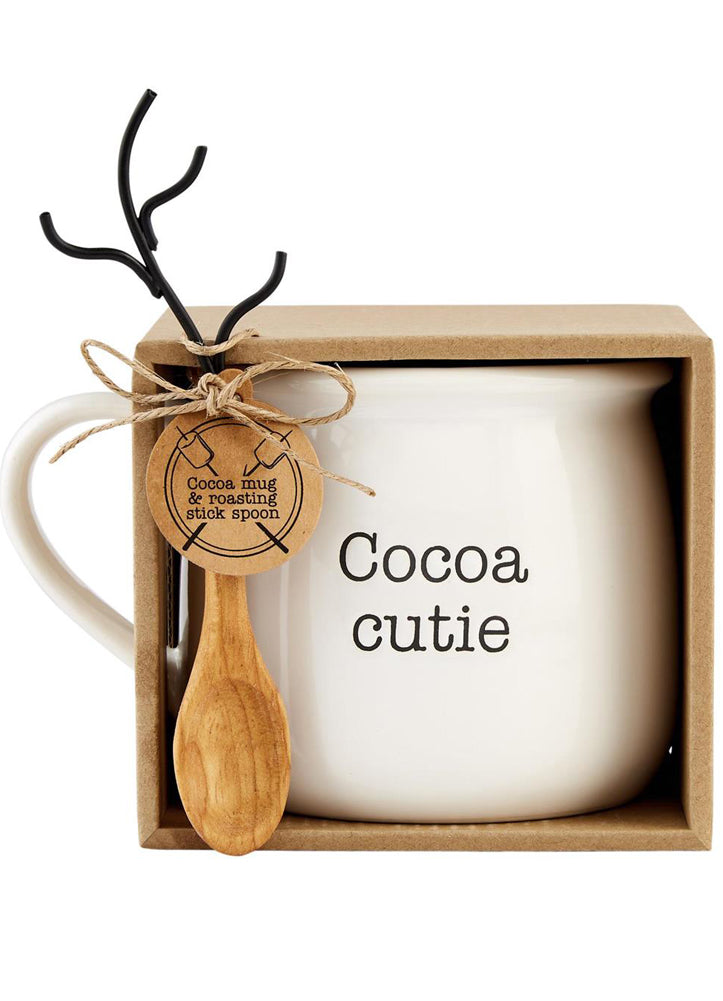 Cocoa Cutie Mug Set by Mud Pie