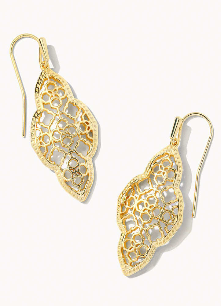 Abbie Drop Earring in Gold by Kendra Scott