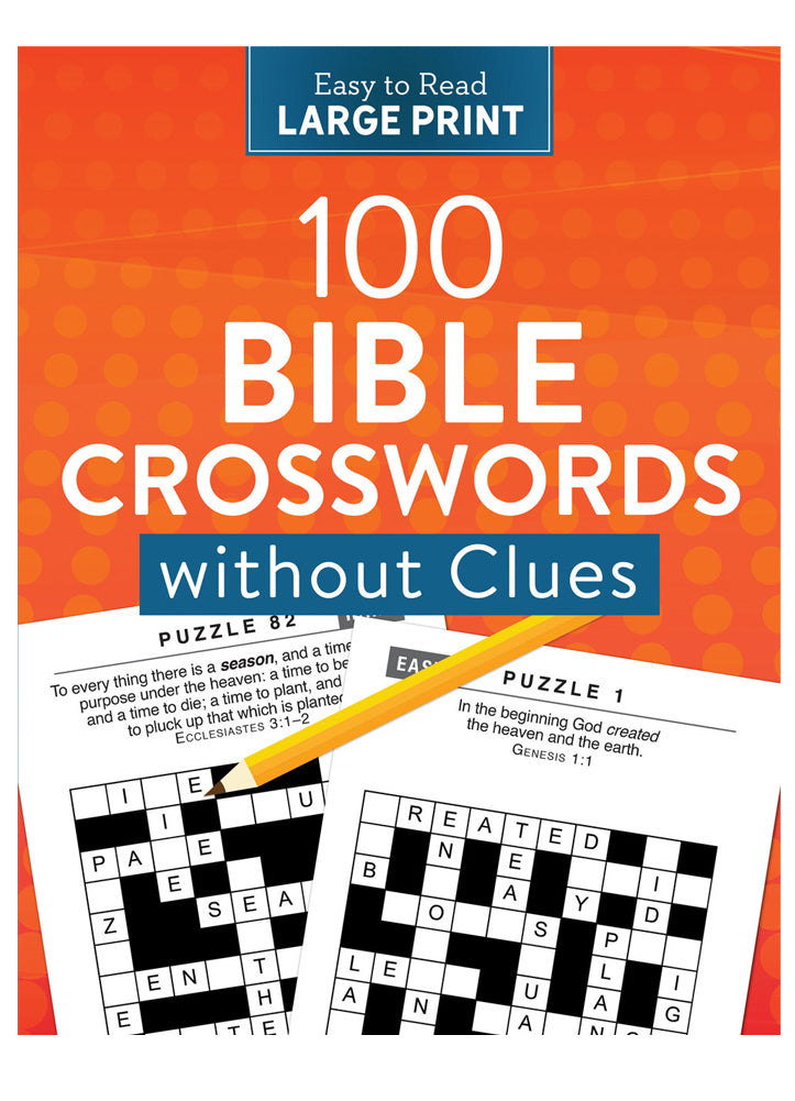 100 Bible Crossword Large Print by Barbour Publishing Inc