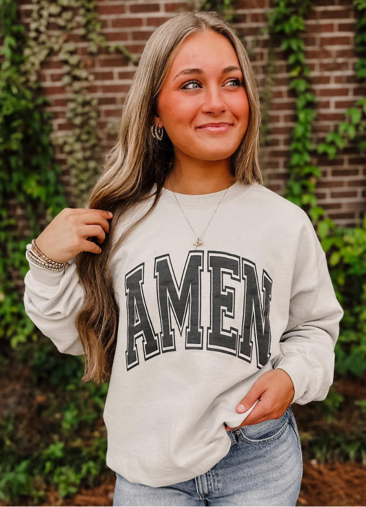 Amen Sweatshirt by Al + Gray