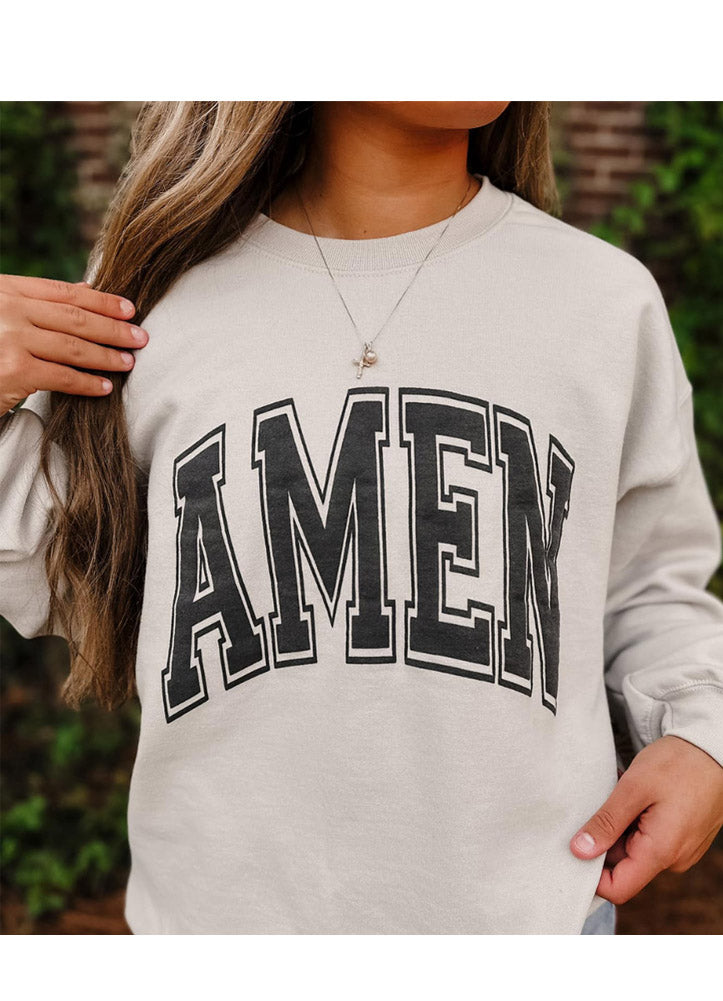 Amen Sweatshirt by Al + Gray