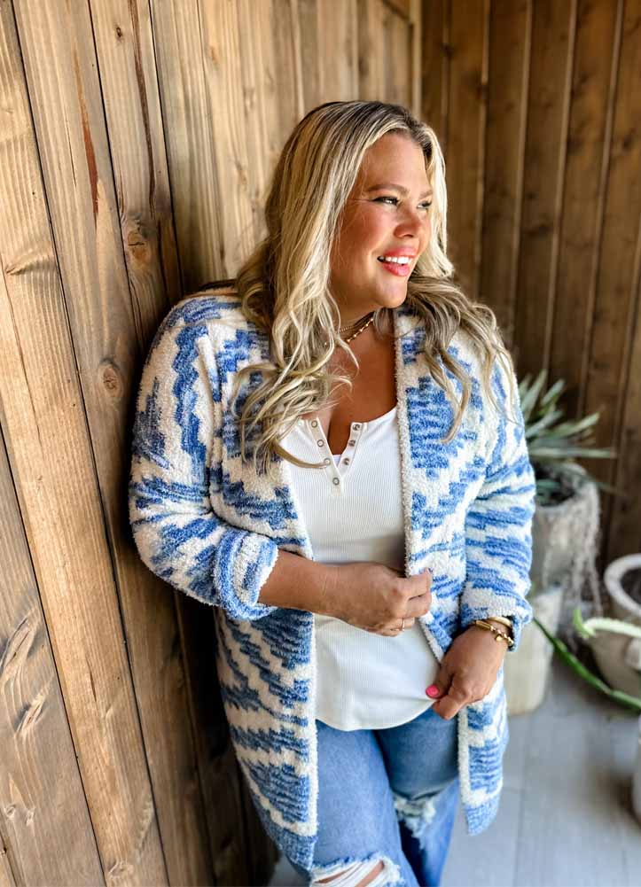 Avery Aztec Cloud Cardigan by Blakeley