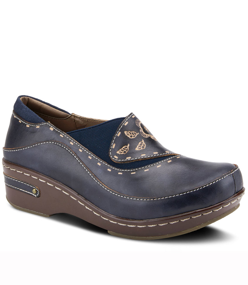 Burbank in Navy Leather by L Artiste