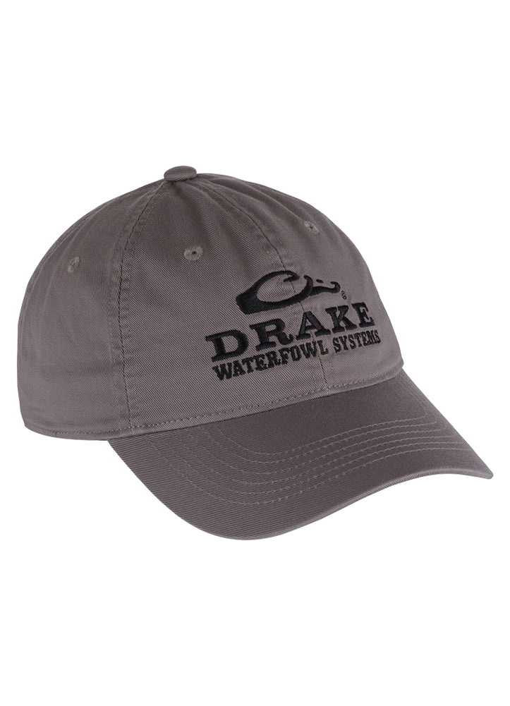 Cotton Twill Systems Cap in Castlerock Grey by Drake