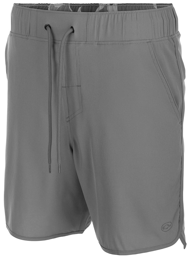 Commando Volley Short in Monument Grey by Drake