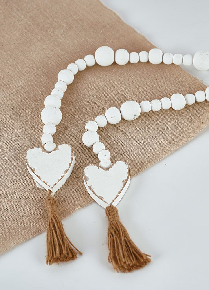 Blessing Beads White Heart by Trade Cie