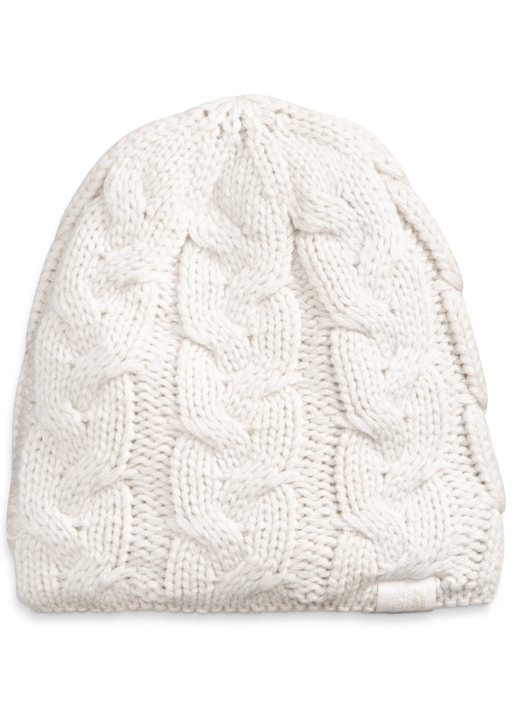 Cable Minna Beanie in Gardenia White by The North Face