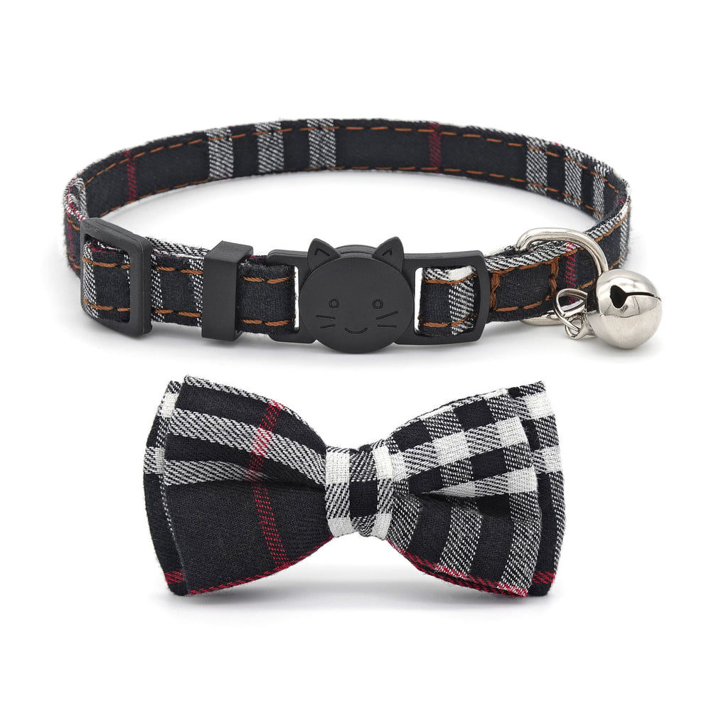 black cat collar with bell