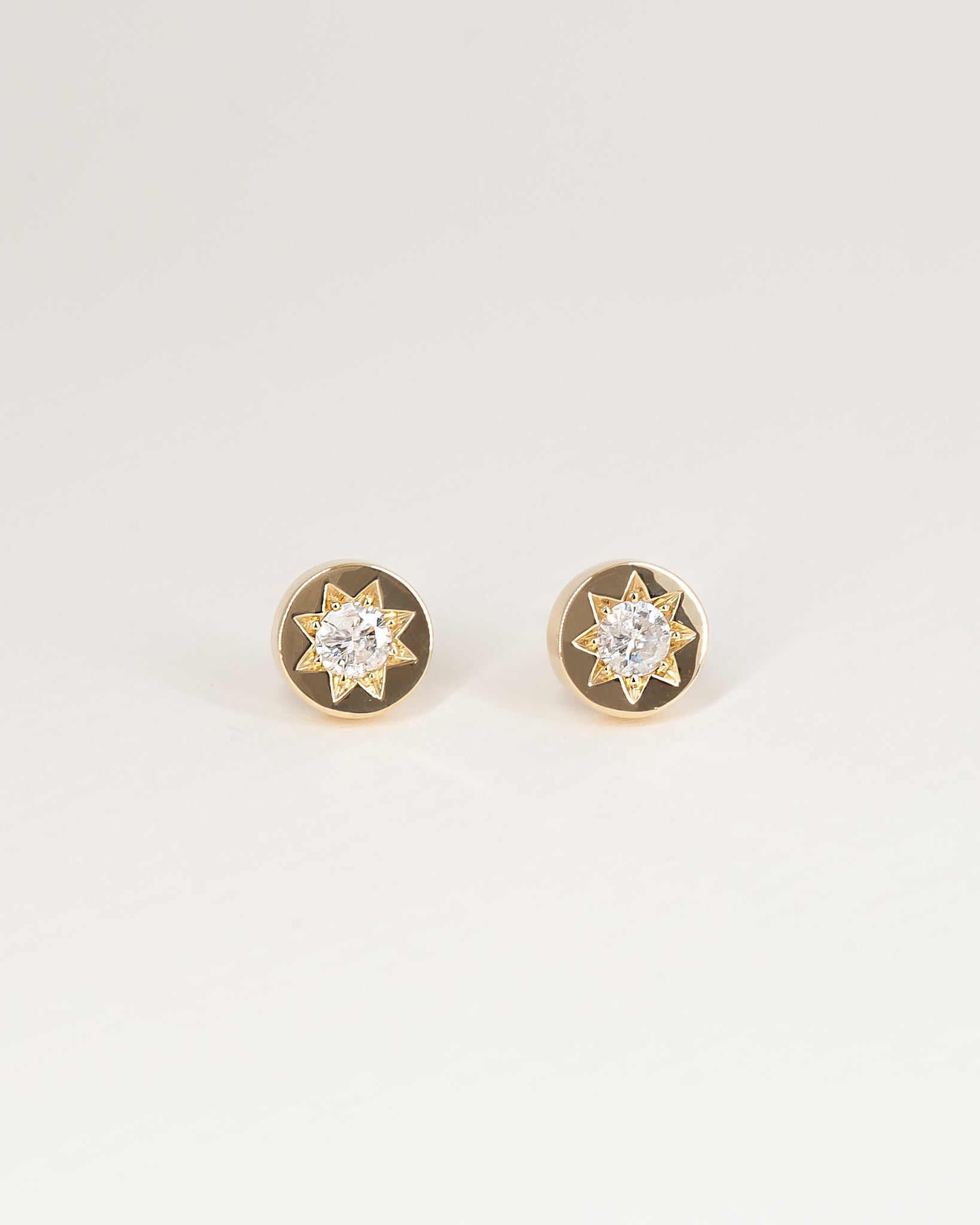 Stephanie's finished star studs