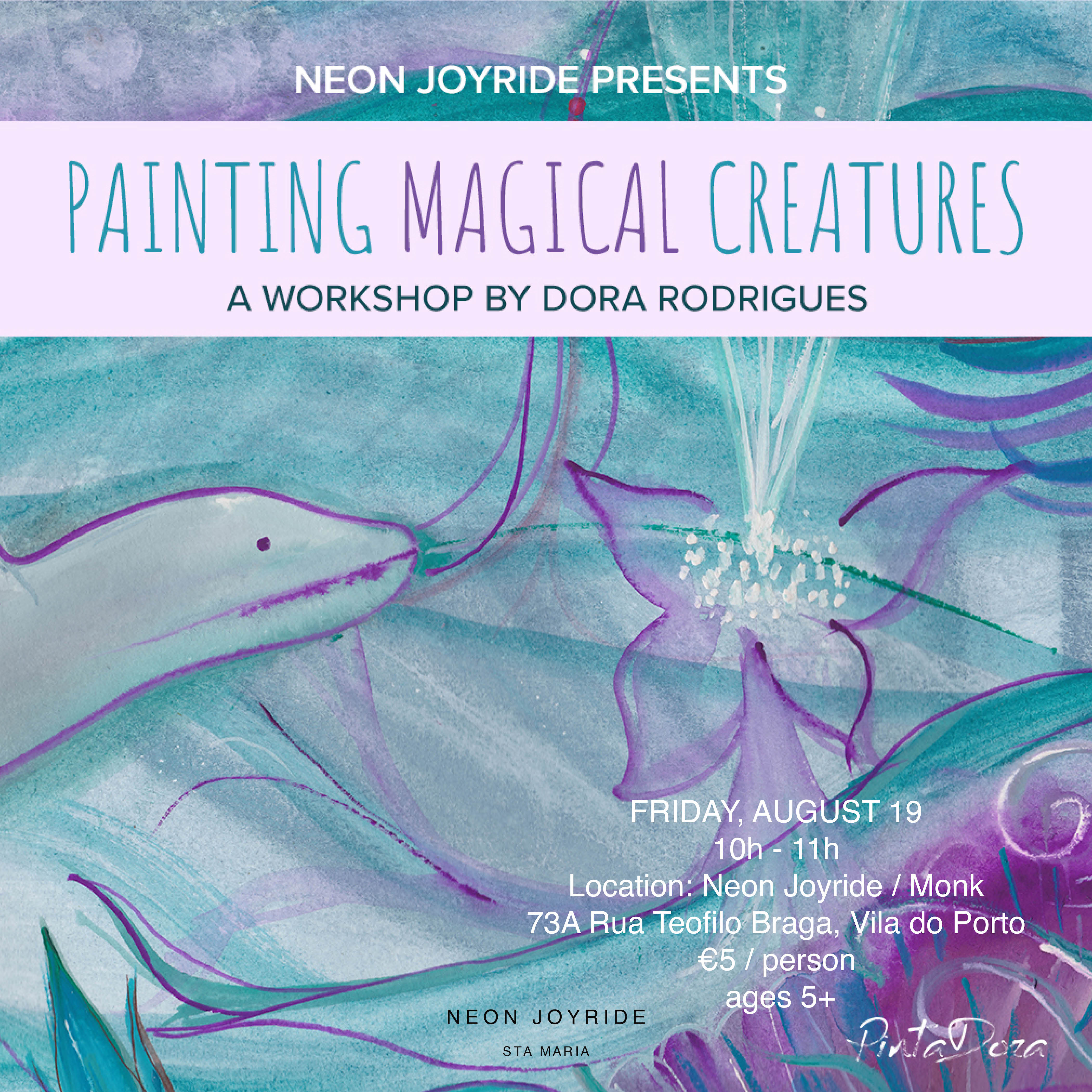 Painting with Magical Creatures : Spiritual Art Workshop for Children